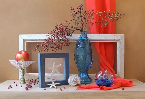 数码静物油画图片