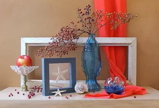 数码静物油画图片