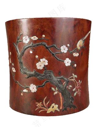 笔筒办公用品免抠素材PSD分层