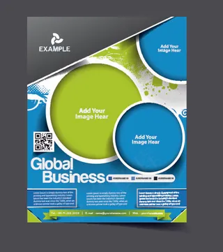 创意画册设计矢量图