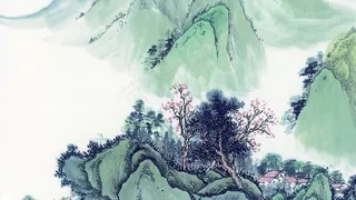 高清山水水墨背景壁纸下载
