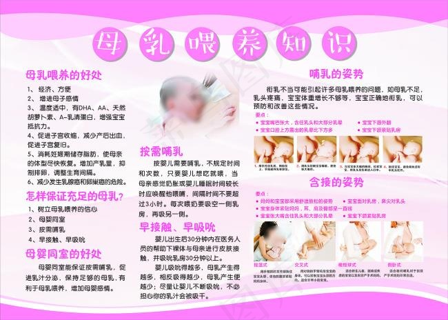 母乳喂养展板(8268X5906(DPI:150))psd模版下载