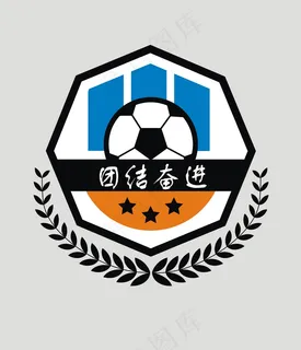 足球运动会徽章
