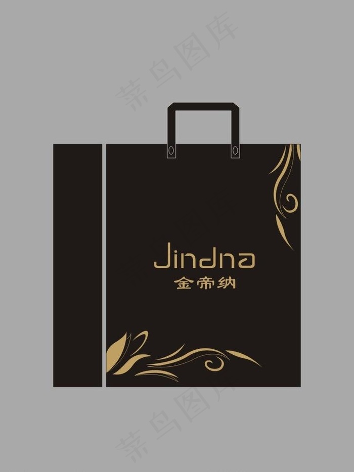 服装手提袋图片cdr矢量模版下载