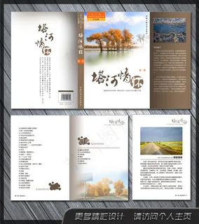 书籍画册宣传册地方志封面模板