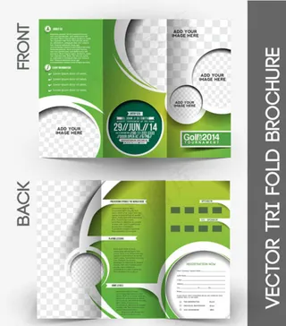 企业三折页图片