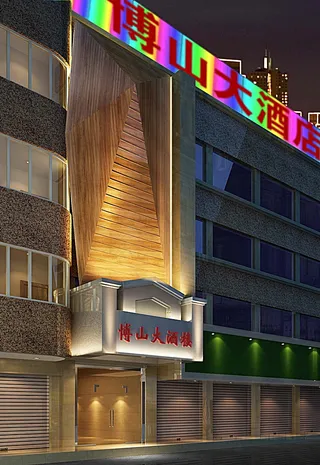 KTV会所外墙3d模型图片