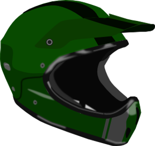 骑自行车或摩托车头盔剪辑艺术