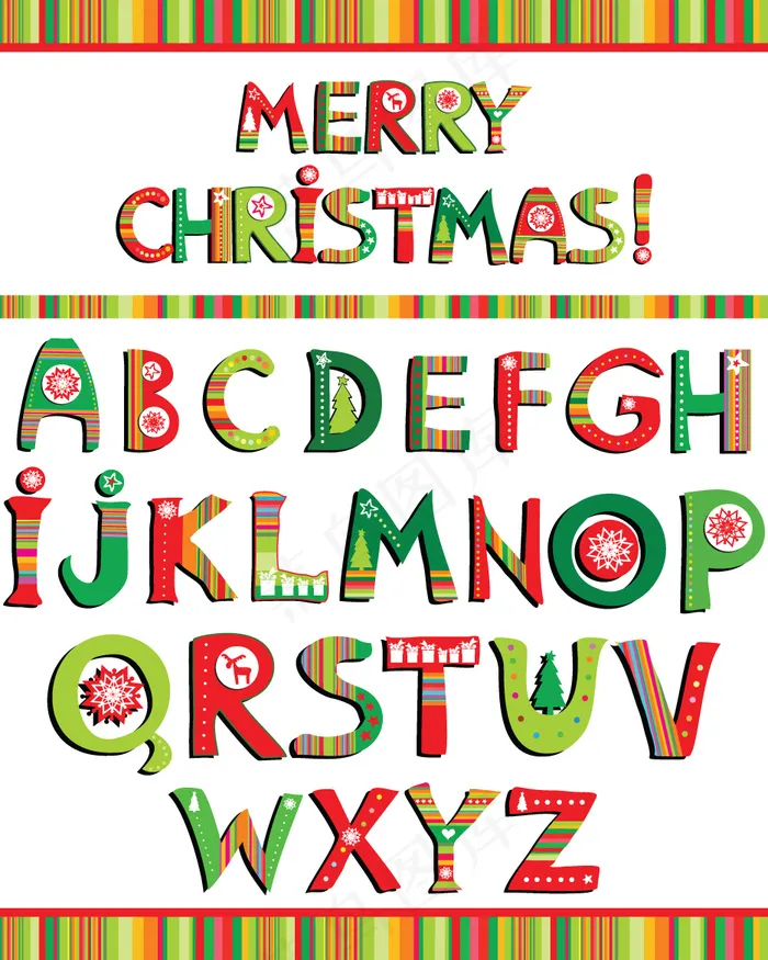 创意字母矢量图2eps,ai矢量模版下载