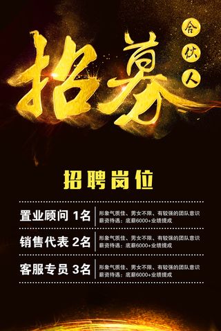 创意招聘海报设计模板