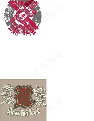 时尚流行图案 创意英文字图片