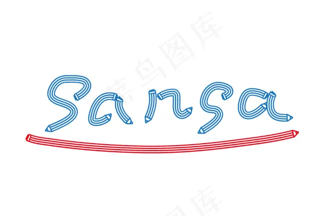 铅笔艺术字体ai矢量模版下载