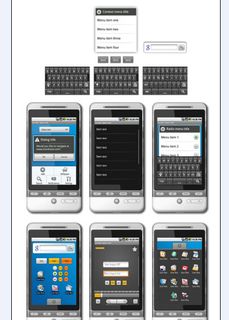 分层手机界面设计