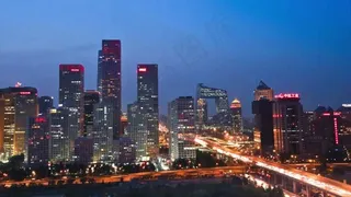 北京晚上延时摄影