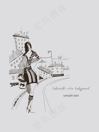 都市悠闲女性 妙龄女郎图片