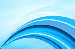 蓝色动感线条图片