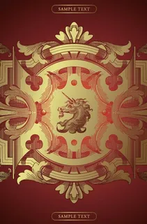 欧式华丽花纹背景图片