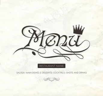 西餐厅菜单封面图片 西餐厅菜单封面图片