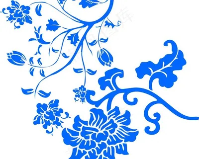 青花底纹 青花底纹