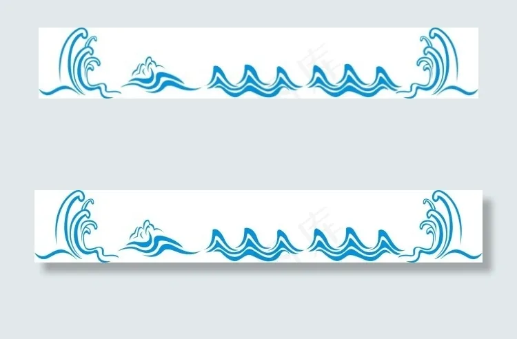 浪花矢量cdr矢量模版下载