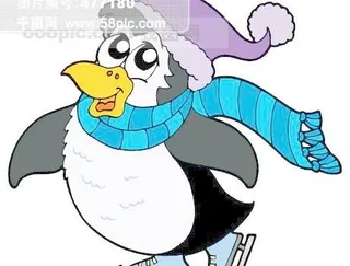 可爱的卡通动物矢量素材