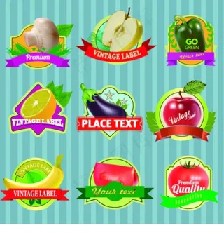 水果蔬菜标签