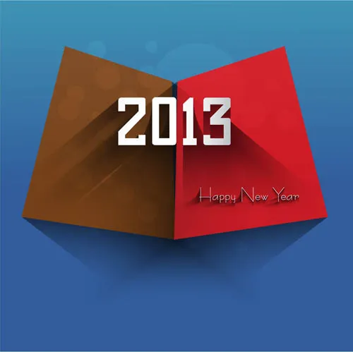 2013字体贺卡背景矢量图eps,ai矢量模版下载