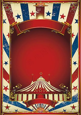 红蓝条纹背景海报