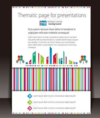 时尚封面设计04-矢量素材