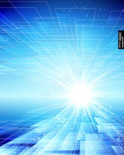 科技光芒背景