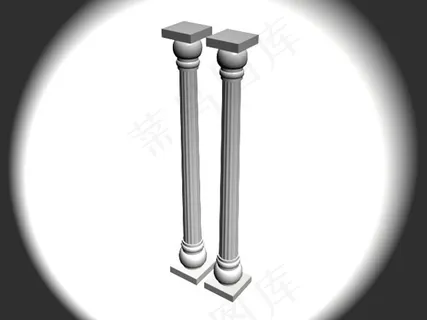 柱子模型图