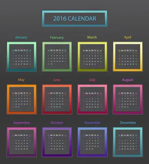 2016年时尚日历