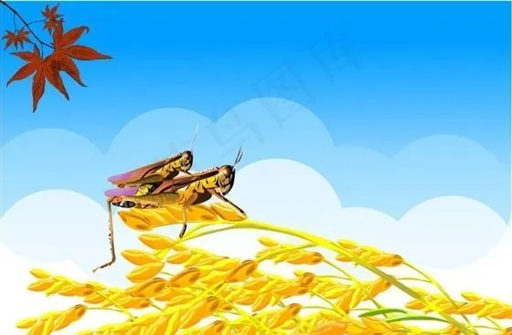 韩国自然风景 秋天风景素材 矢量 ...ai矢量模版下载