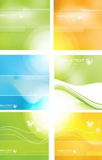 幻彩光影光亮色彩背景矢量图