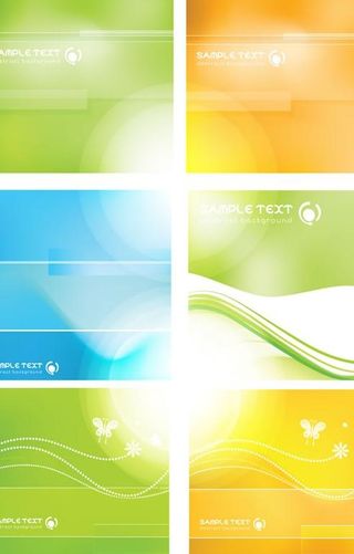 幻彩光影光亮色彩背景矢量图