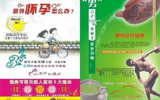 医疗人流 前列腺炎彩版广告图片