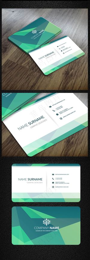 时尚简约商务企名片设计