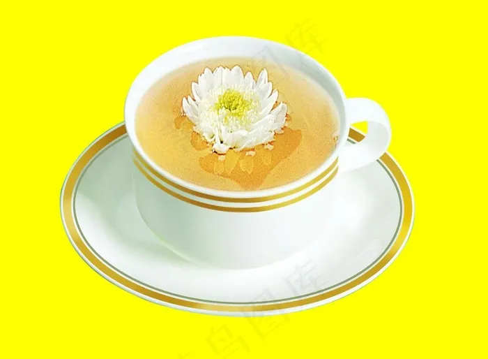 菊花茶图片psd模版下载