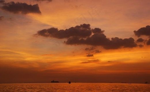 菲律宾 马尼拉湾 日落 海景图片