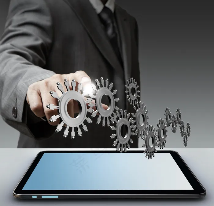 显示设备的成功生意人