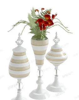 3D新古典简欧工艺摆件模型