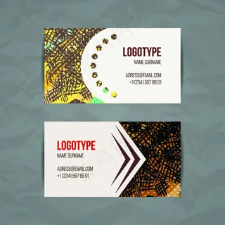 质感名片卡片矢量素材