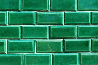 绿色背景的仿古马赛克