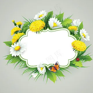 春天花卉背景图片