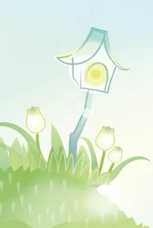 春天印象 室内墙纸背景 春天印象 室内墙纸背景