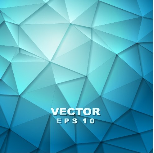 蓝色几何拼接背景