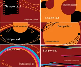 后现代风格名片
