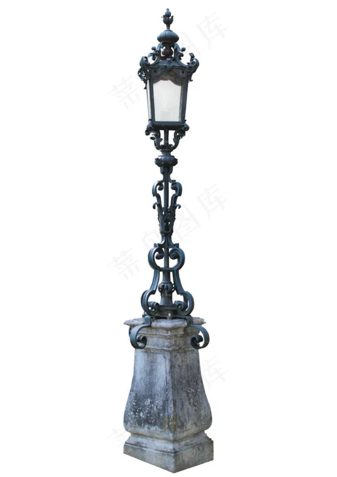 欧式路灯图片
