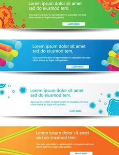 网页头条内容装饰矢量素材