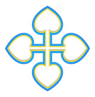 心箭行进方向标志